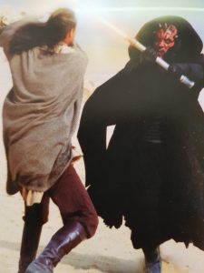 Darth Maul und Qui-Gon Jinn