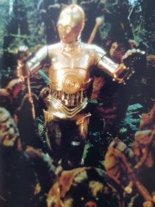 C-3PO als Goldener Gott